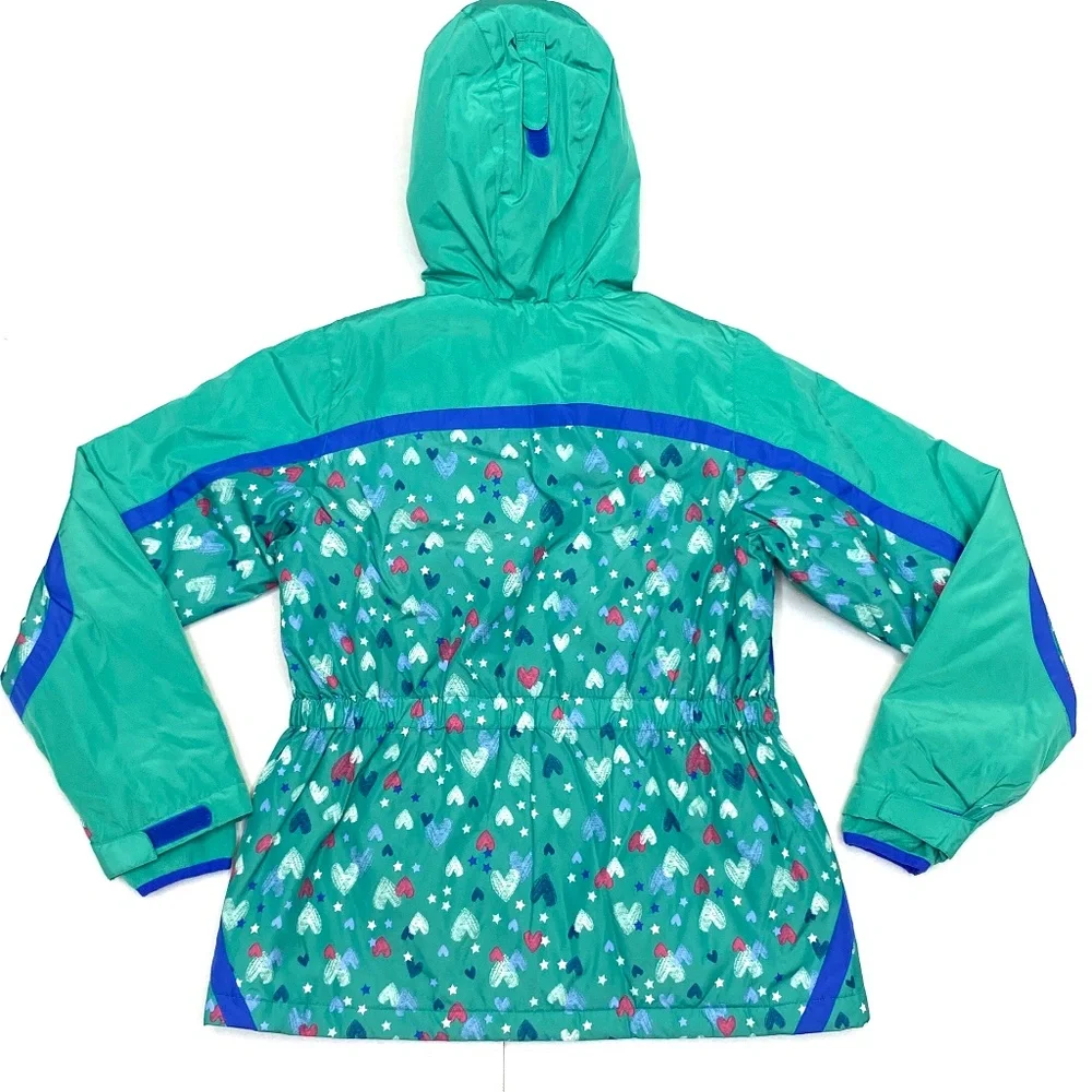 Lands End Youth Girls Winter Jacket & Snow Bib Bundle